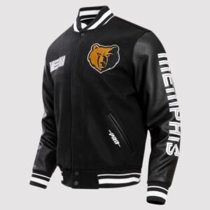 Pro Standard Memphis Grizzlies Black Varsity Jacket