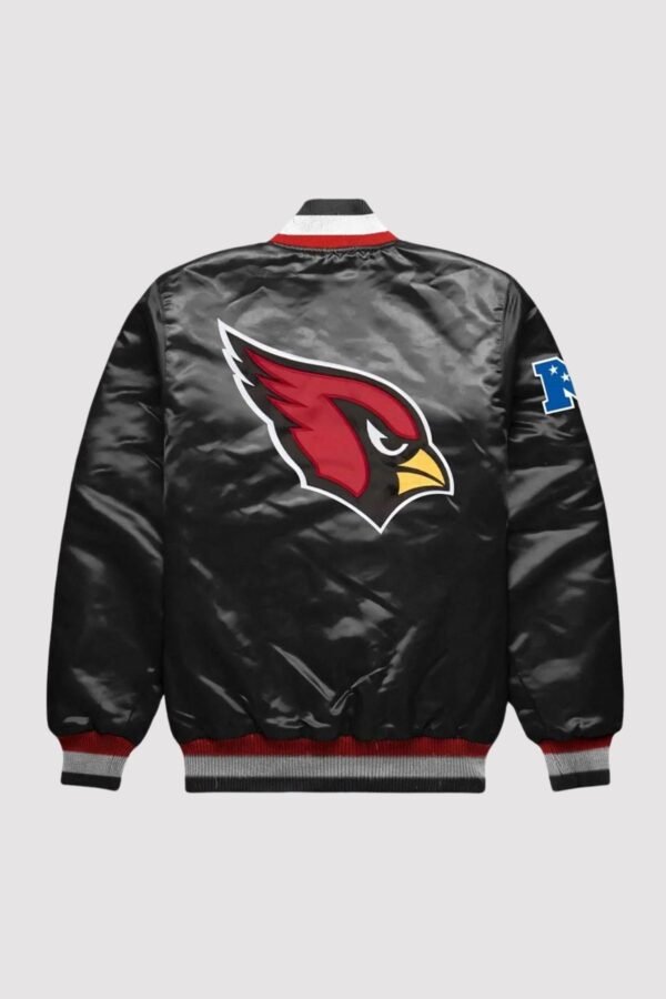 Arizona Cardinals Exclusive Black Satin Jacket