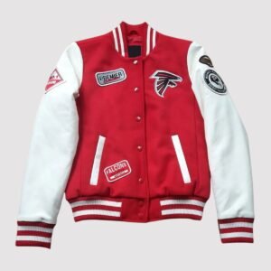 Atlanta Falcons Red/White Varsity Jacket