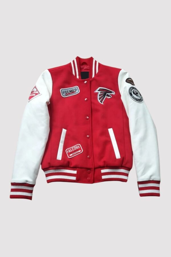 Atlanta Falcons Red/White Varsity Jacket