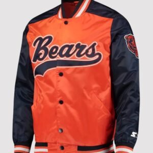 Chicago Bears The Tradition II Team Full-Snap Varsity Jacket