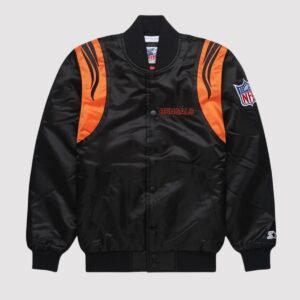 Cincinnati Bengals Starter Satin Varsity Jacket