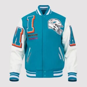 Miami Dolphins Pro Standard Mashup Varsity Jacket