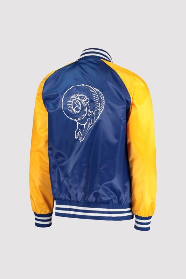 NFL Los Angeles Rams Starter Lead-Off Satin Varsity Jacket