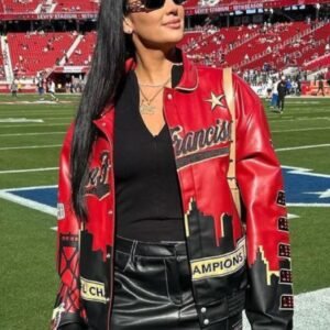 San Francisco 49ers Super Bowl Leather Jacket