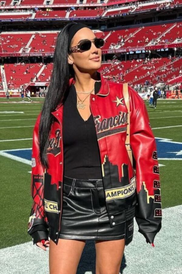 San Francisco 49ers Super Bowl Leather Jacket