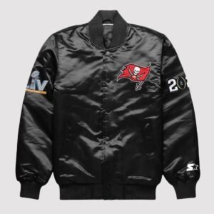 Tampa Bay Buccaneers Exclusive Black Satin Jacket