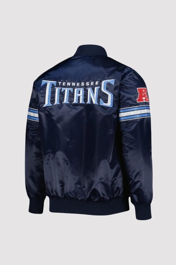 Tennessee Titans Team Players Satin Varsity Navy Jacket