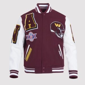 Washington Commanders Mashup Varsity Jacket